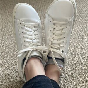 Birkenstock White Leather Sneakers Minimalist Design